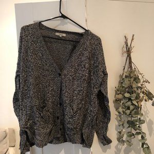 Madewell Black & Grey Cardigan